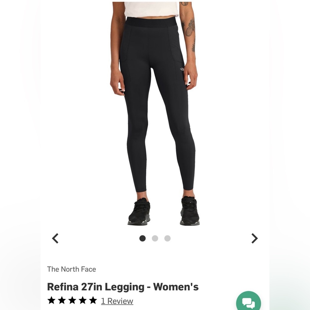 The North Face Women's black Regina leggings L - Picture 2 of 11